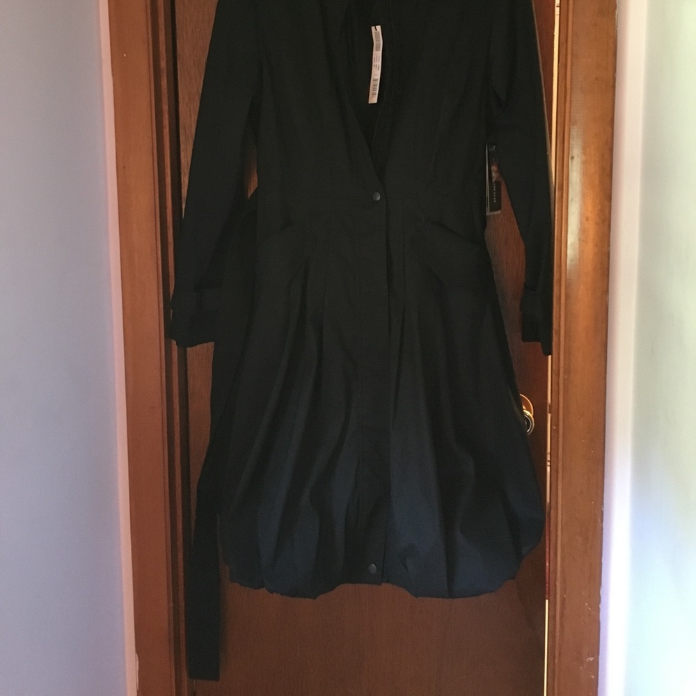 Sammy Dong, new with tags, Black Trench Coat